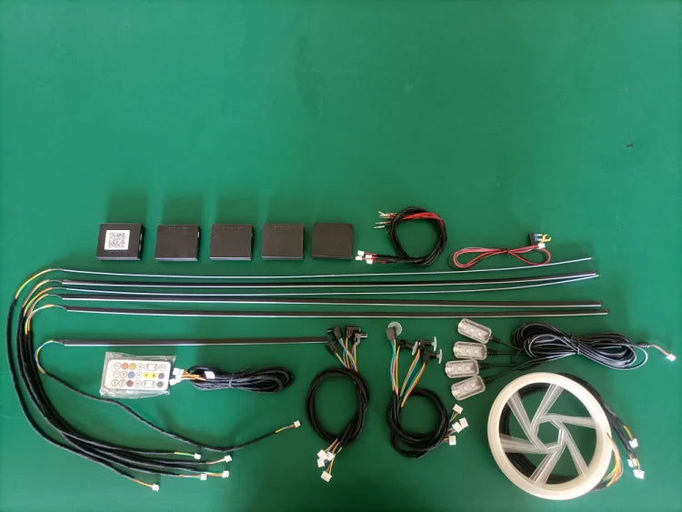 Kit Luci Ambientali Auto RGB LED - Striscia in Acrilico RGB Car Ambient Light