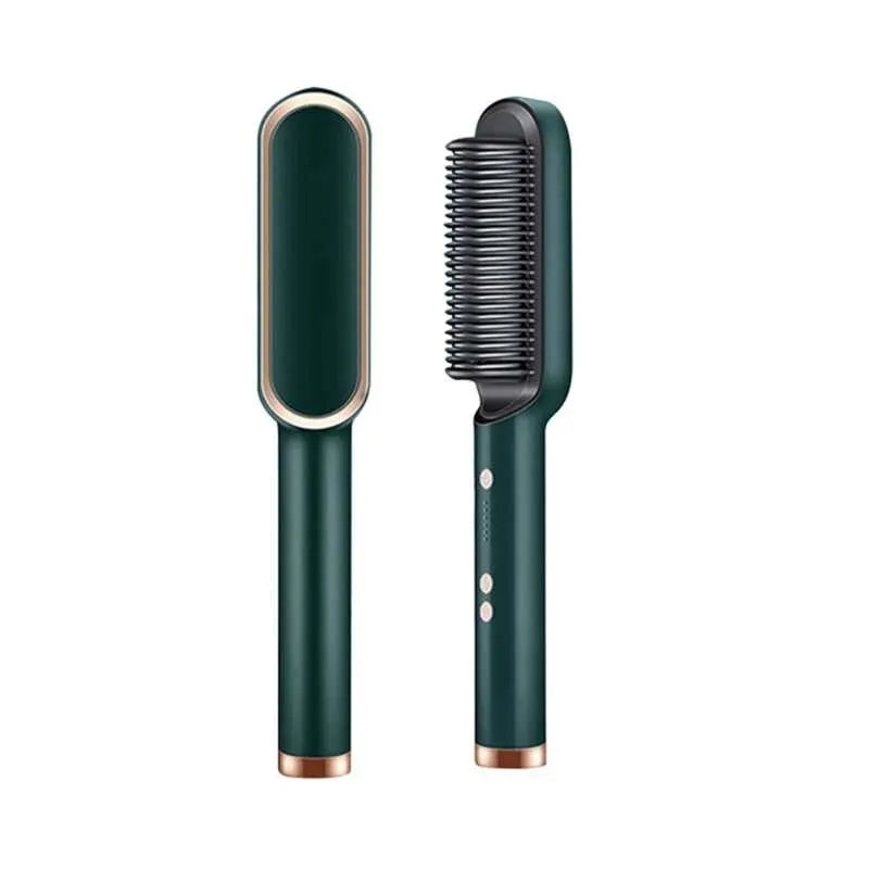 Piastra per capelli professionale a riscaldamento rapido elettrico pettine caldo piastra per capelli cura personale spazzola multifunzionale per acconciatura