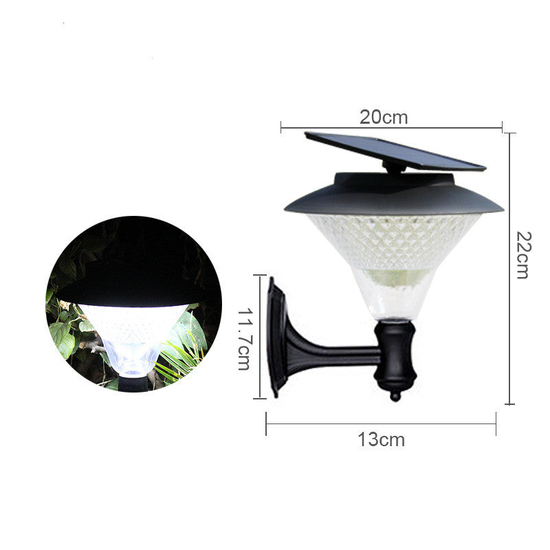 Lampione Solare Stradale LED – Faro da Esterno Alta Luminosità con Sensore