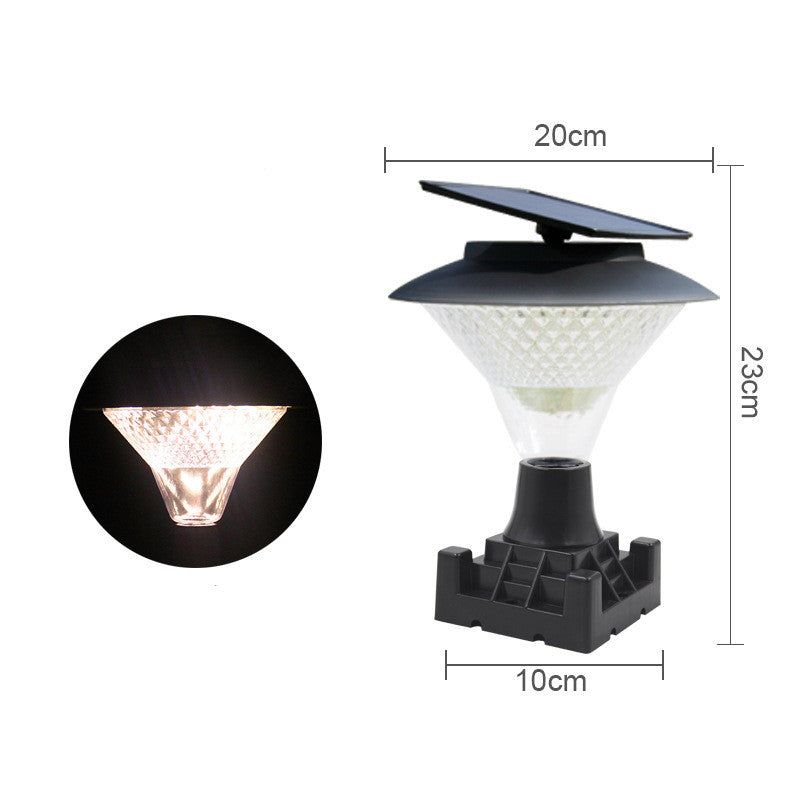Lampione Solare Stradale LED – Faro da Esterno Alta Luminosità con Sensore