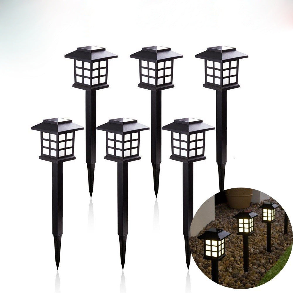 Lampada Solare Quadrata da Giardino - Faretto LED per Esterno e Prato