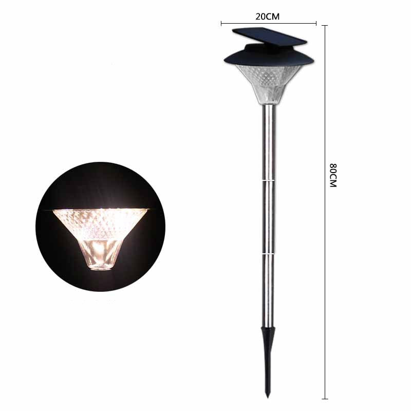 Lampione Solare Stradale LED – Faro da Esterno Alta Luminosità con Sensore