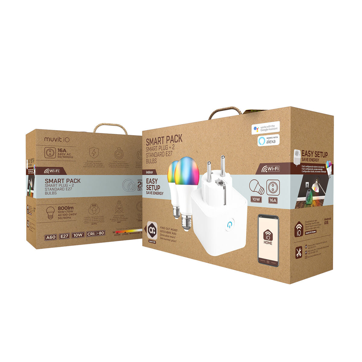 Smart Plug Muvit iO Wi-Fi 220 V