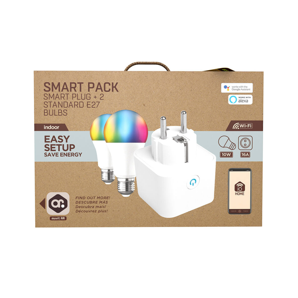 Smart Plug Muvit iO Wi-Fi 220 V