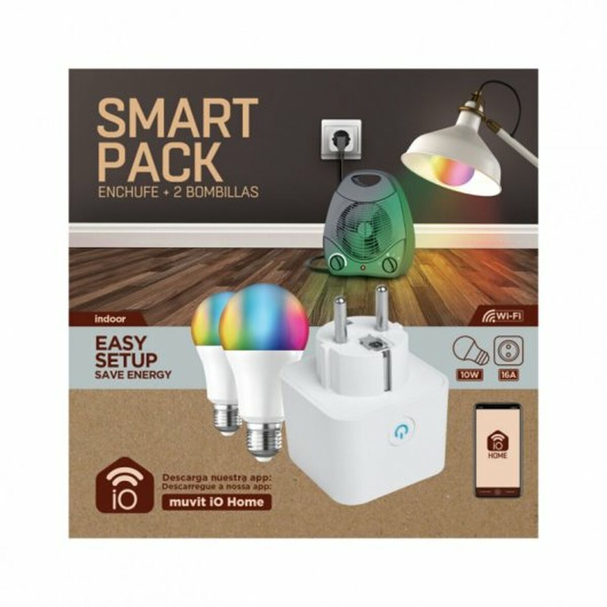 Smart Plug Muvit iO Wi-Fi 220 V