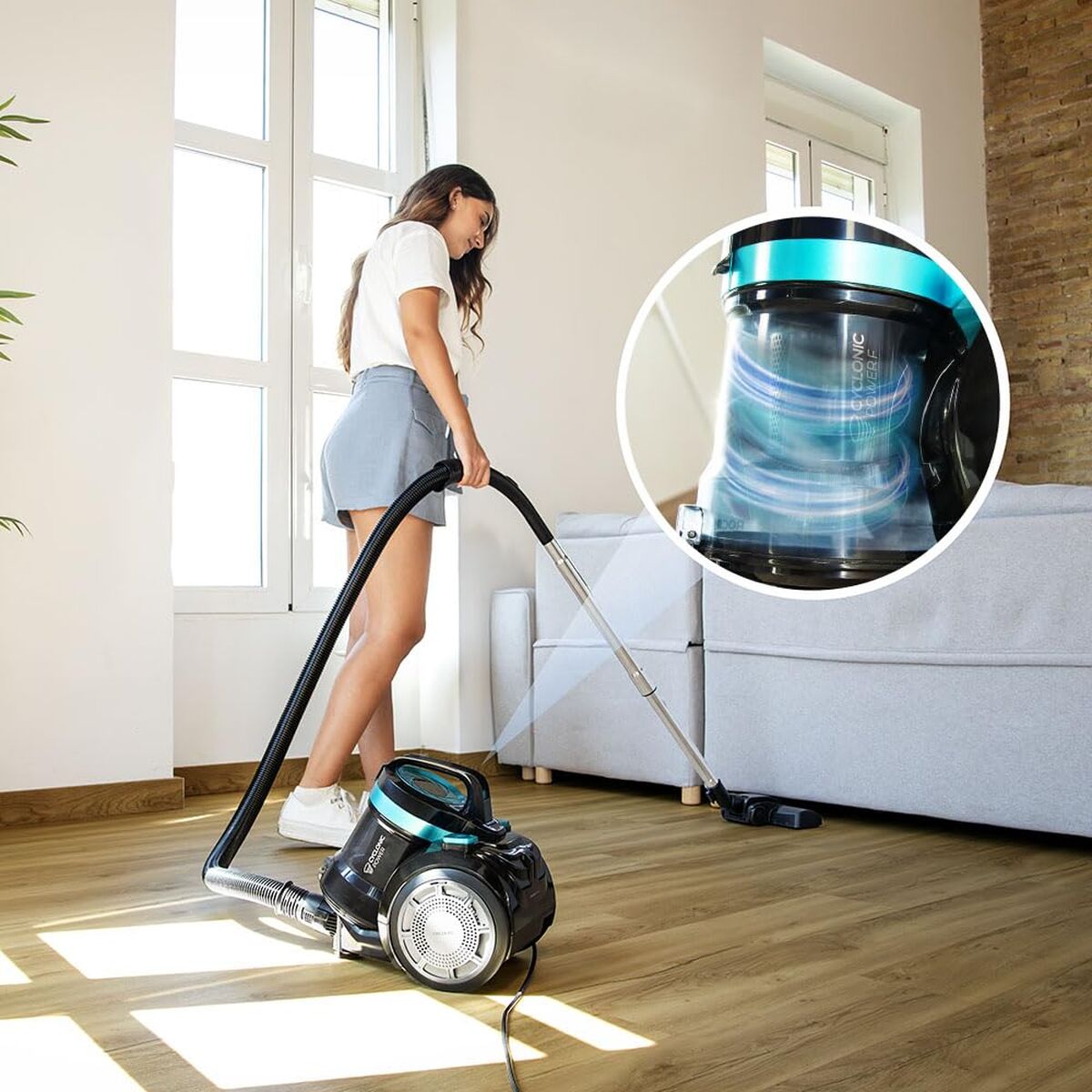 vacuum cleaner Cecotec Conga Rocksta Cyclonic Plus 800 W Grey