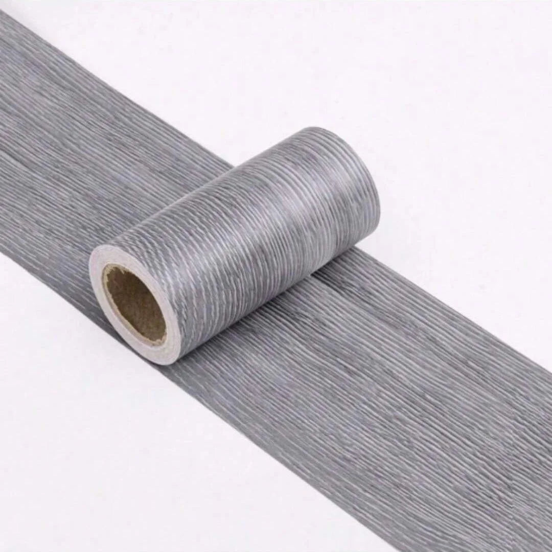 1PC 5mx10cm Adesivo da parete con linea di battiscopa in venature del legno addensato, decorazione autoadesiva per l'angolo della parete della camera da letto del soggiorno