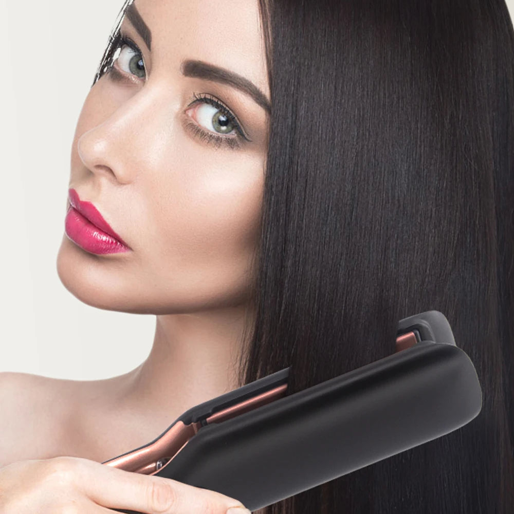 Piastra Capelli Professionale 500°F 260°C Piastre Larghe Ioni Plasma Anticrespo Trattamento Cheratina