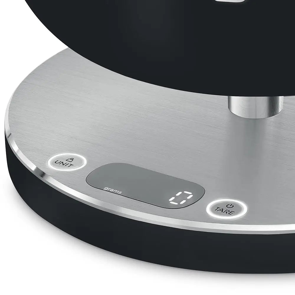Bilancia da cucina digitale Smeg nera/verde opaco