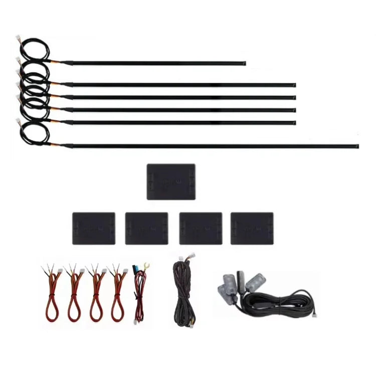 Kit Luci Ambientali Auto RGB LED - Striscia in Acrilico RGB Car Ambient Light