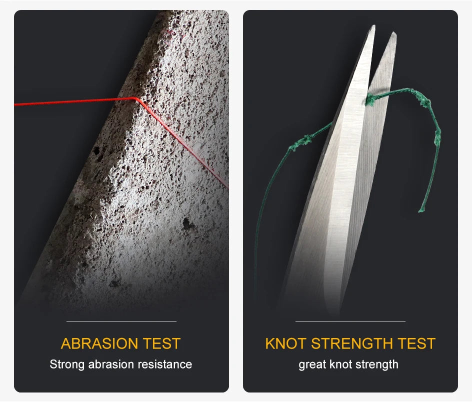 JOF PE intrecciato X4 lenza, resistente all'abrasione lenza sottile durevole per accessori per la pesca all'aperto 300M 500M 1000M