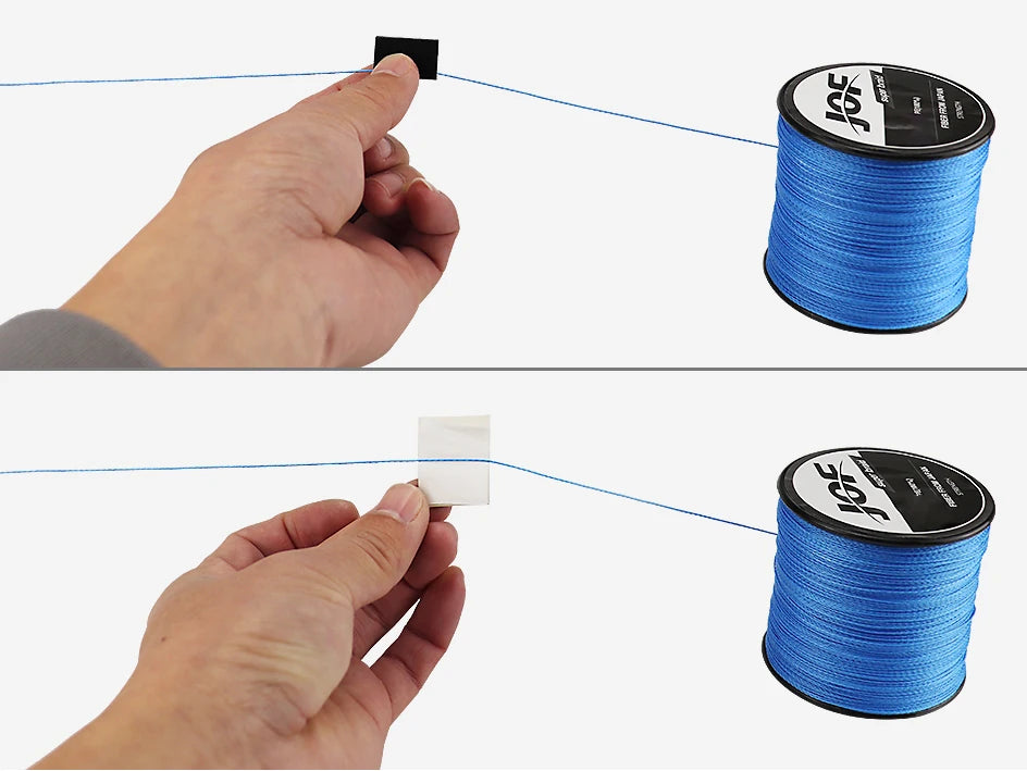 JOF PE intrecciato X4 lenza, resistente all'abrasione lenza sottile durevole per accessori per la pesca all'aperto 300M 500M 1000M