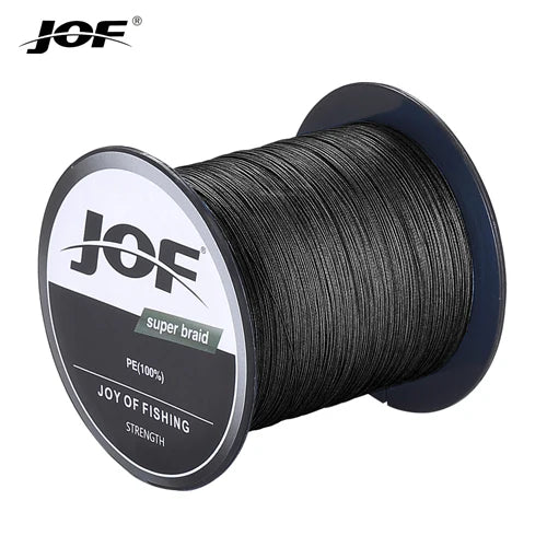 JOF PE intrecciato X4 lenza, resistente all'abrasione lenza sottile durevole per accessori per la pesca all'aperto 300M 500M 1000M