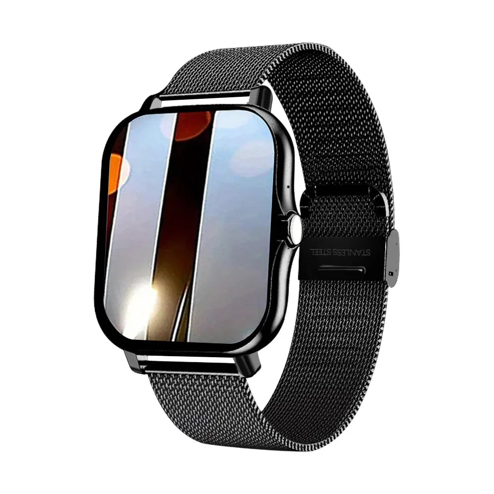 Orologio intelligente per telefono Android. Schermo a colori da 1,44 pollici Full Touch Chiamata Bluetooth Orologio intelligente Ricarica magnetica
