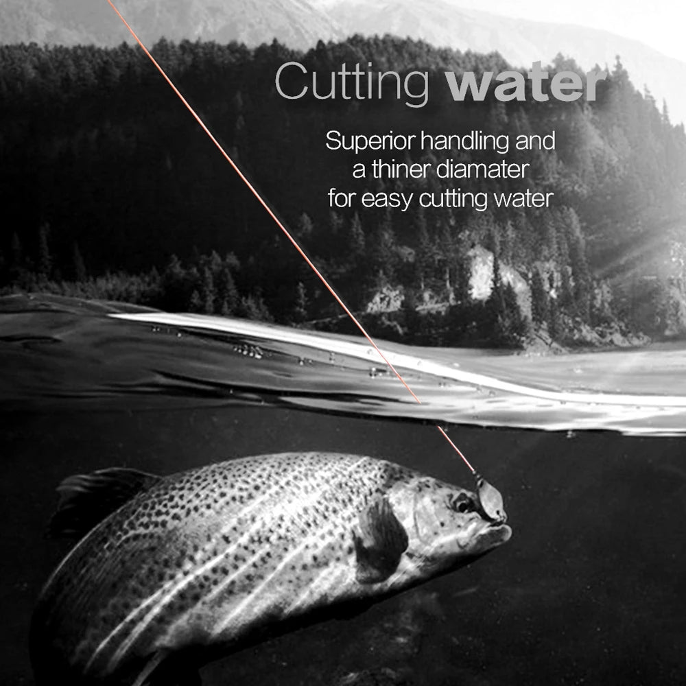 JOF PE intrecciato X4 lenza, resistente all'abrasione lenza sottile durevole per accessori per la pesca all'aperto 300M 500M 1000M