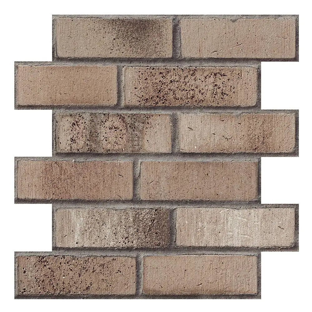 3D Wall Sticker Self-adhesive Faux Brick Wall Panel Peel and Stick Tile Backsplash for Kitchen Bedroom Waterproof Tile Sticker