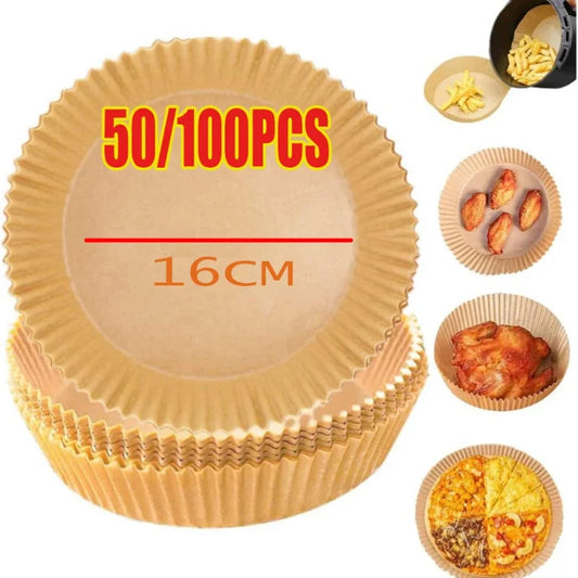 Air Fryer Paper fryer air paper Disposable Square round Airfryer Papers Paper Molds for Fryer for Oven Pan Oil-Proof KitchenTool