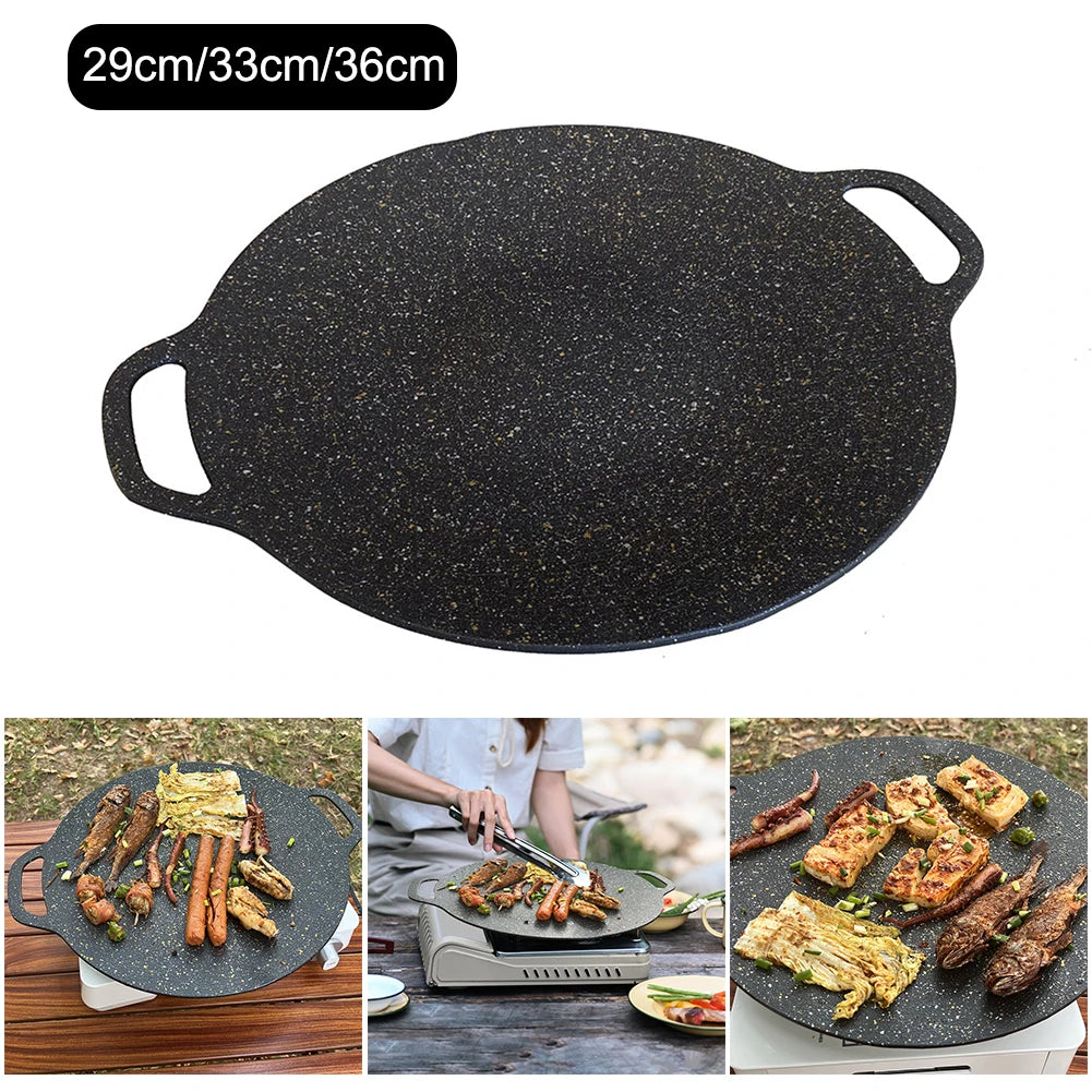 Piatti da forno Teglie Teglia da forno antiaderente Rotonda multiuso per cucina da campeggio all'aperto Bakeware Utensili per la casa