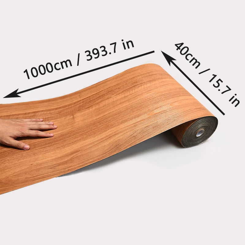 adesivi murali e pavimenti con motivo in legno carta da parati autoadesiva anti attrito adesivi in PVC resistenti e impermeabili per la decorazione domestica