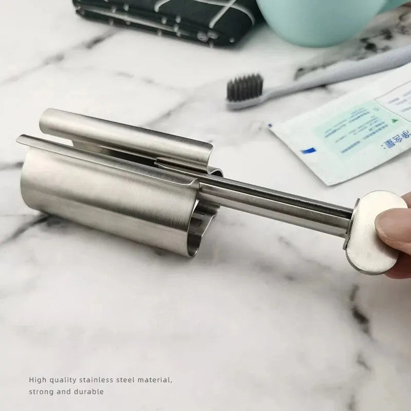 1pc In Acciaio Inox Wringer Rullo Ruota Dispenser per Unguenti Cosmetici Accessori Per Il Bagno Dentifricio Spremiagrumi Tubo Rullo