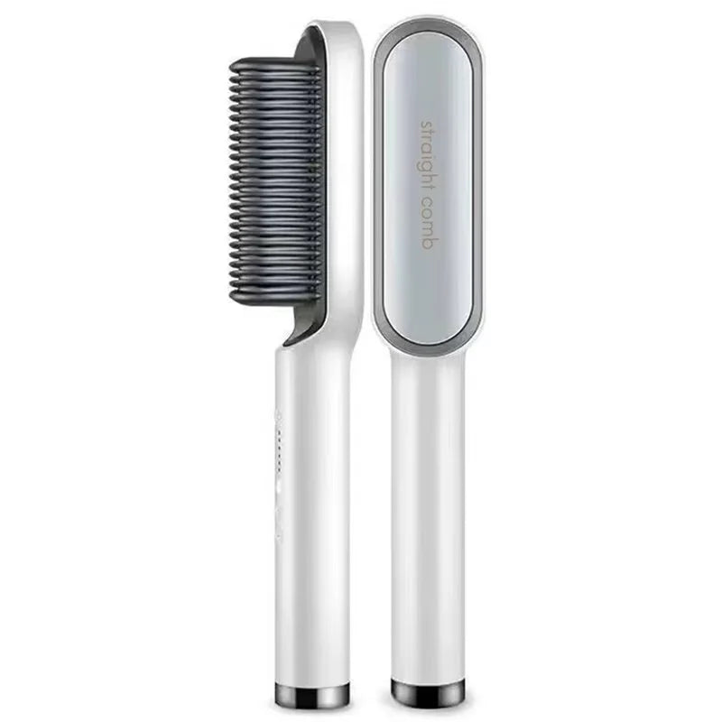 Piastra per capelli professionale a riscaldamento rapido elettrico pettine caldo piastra per capelli cura personale spazzola multifunzionale per acconciatura