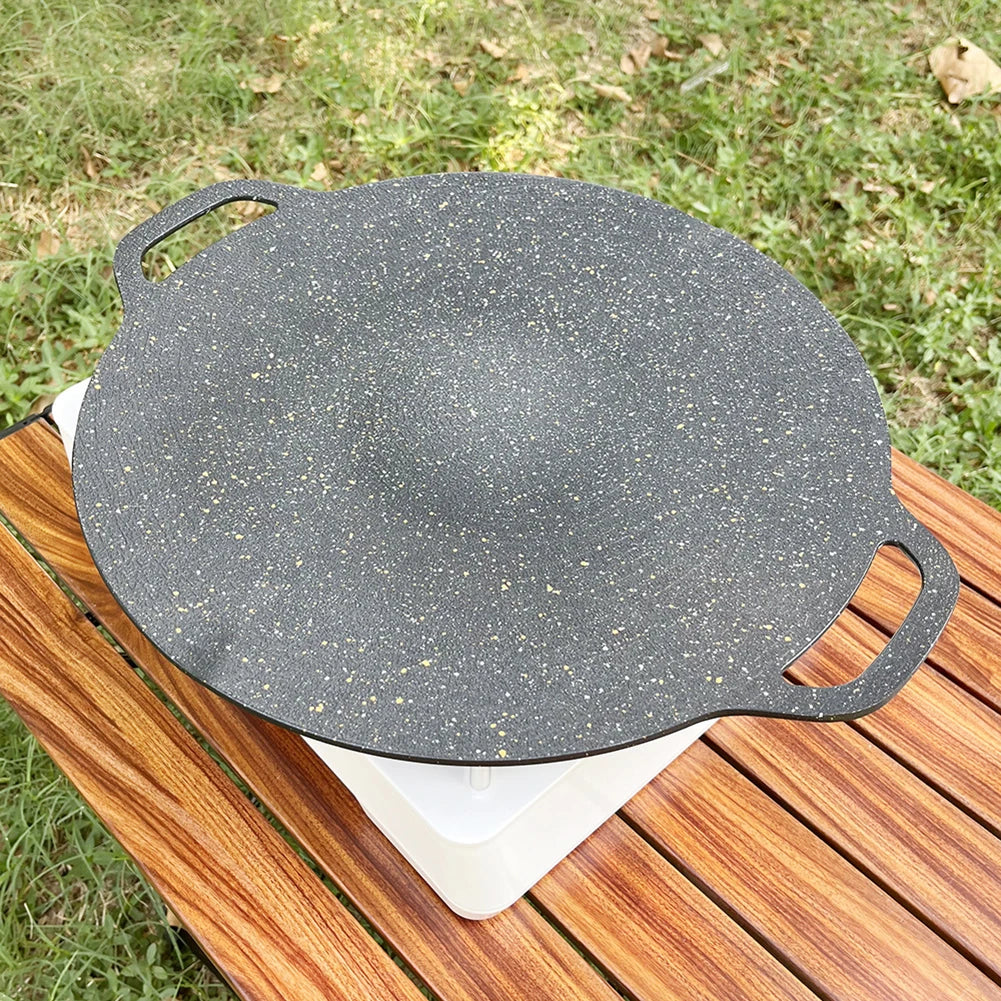 Piatti da forno Teglie Teglia da forno antiaderente Rotonda multiuso per cucina da campeggio all'aperto Bakeware Utensili per la casa