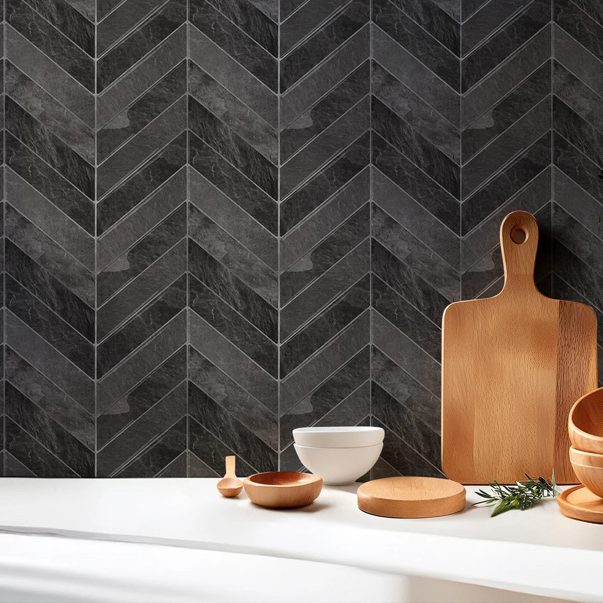 Piastrelle adesive effetto marmo beige per pareti, bagno e cucina