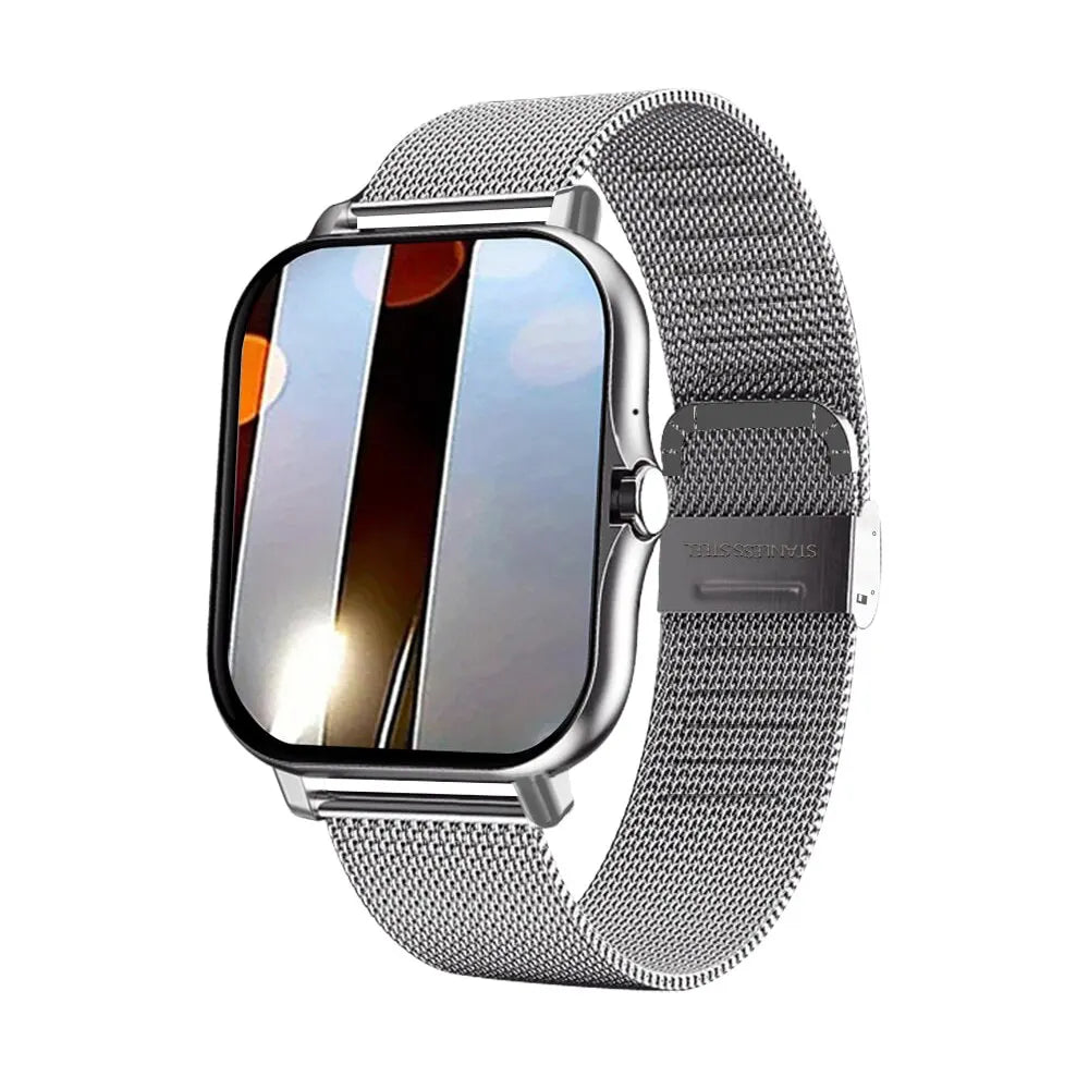 Orologio intelligente per telefono Android. Schermo a colori da 1,44 pollici Full Touch Chiamata Bluetooth Orologio intelligente Ricarica magnetica