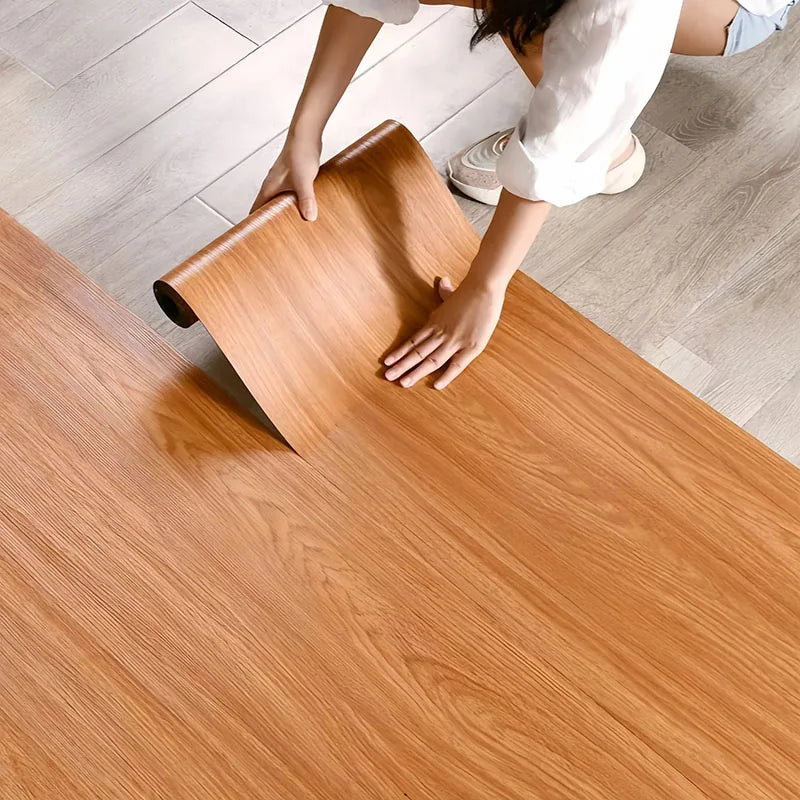 adesivi murali e pavimenti con motivo in legno carta da parati autoadesiva anti attrito adesivi in PVC resistenti e impermeabili per la decorazione domestica
