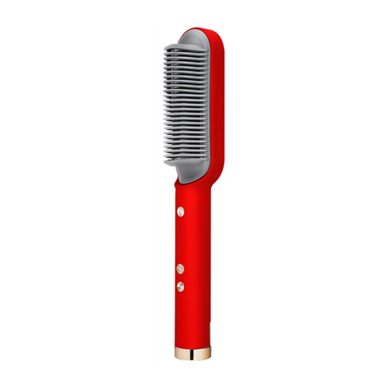 Piastra per capelli Ptc professionale Pettine caldo elettrico riscaldato rapidamente Pettine per capelli Cura personale Spazzola per acconciature multifunzionale