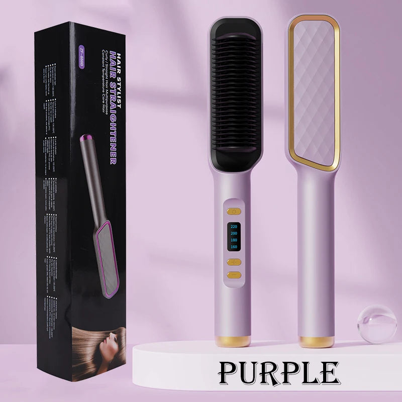Spazzola per capelli spazzola elettrica pettine caldo piastra per capelli spazzole per capelli pettine pettine per riscaldamento a caldo piastra per capelli multifunzione