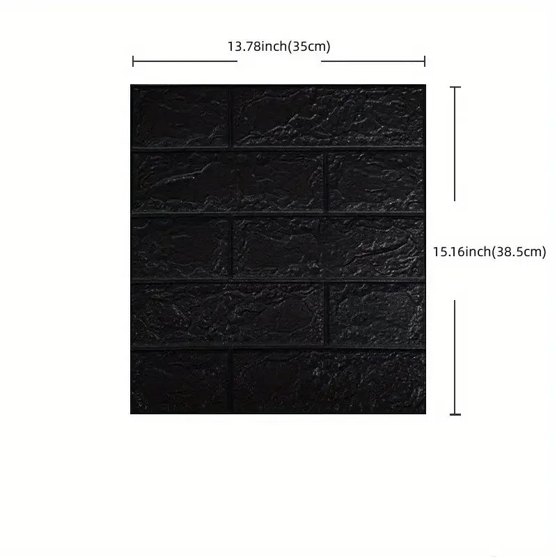 Autoadesiva 1-40 pz 38.5X35 cm FAI DA TE 3D Carta Da Parati Retro Modello di Mattoni Adesivi Murali Impermeabile Decorazione Della Stanza Schiuma decorazione della casa