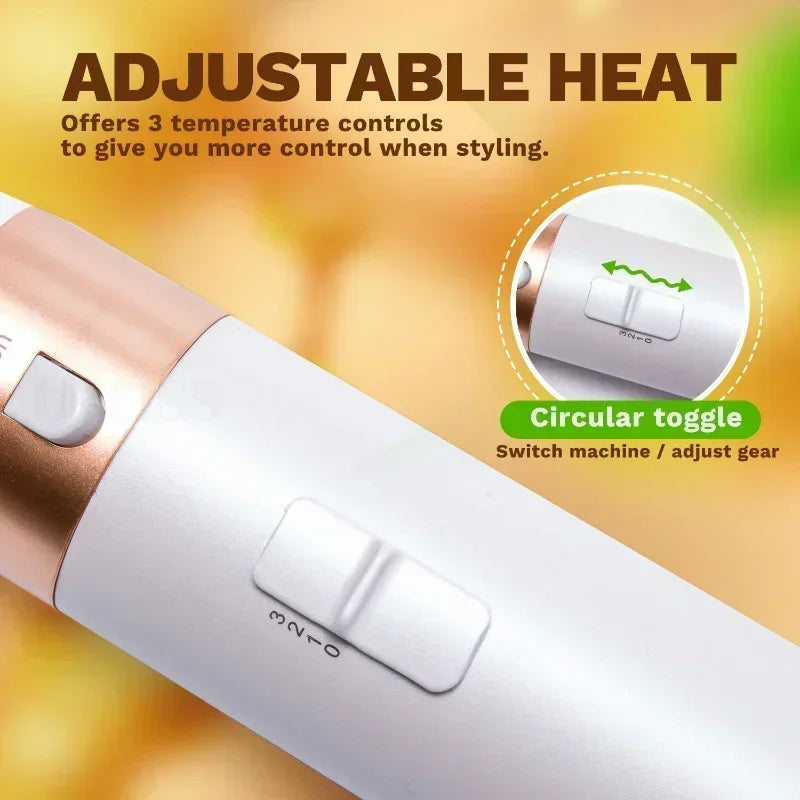 Asciugacapelli 5 in 1 Set pettine caldo Ferro arricciacapelli professionale Piastra per capelli Strumento per lo styling per asciugacapelli professionale per uso domestico
