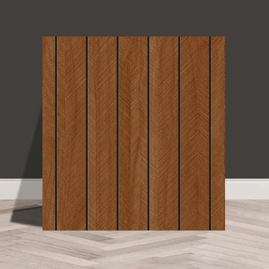 Adesivo per piastrelle da parete in legno Grand Wallpfoor rimovibile Adesivi murali autoadesivi in legno per la decorazione della parete della cucina della camera da letto del soggiorno
