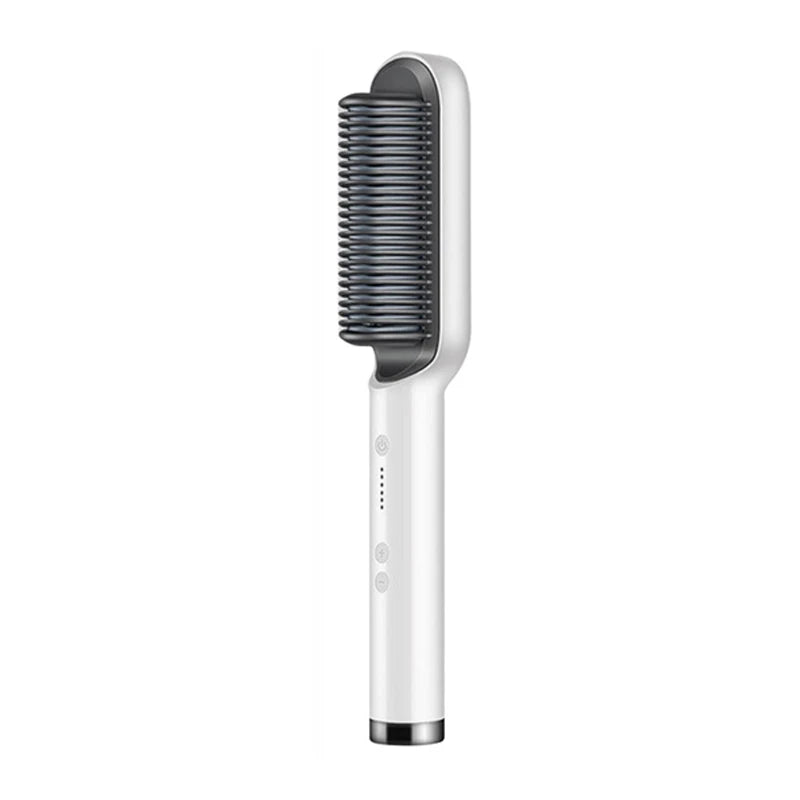 Piastra per capelli Ptc professionale Pettine caldo elettrico riscaldato rapidamente Pettine per capelli Cura personale Spazzola per acconciature multifunzionale