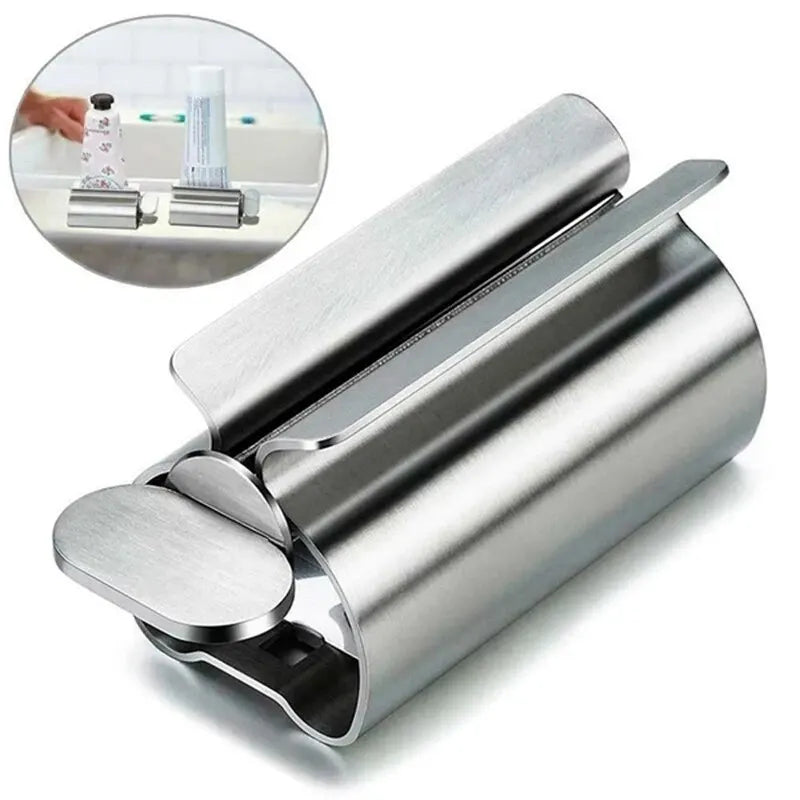 1pc In Acciaio Inox Wringer Rullo Ruota Dispenser per Unguenti Cosmetici Accessori Per Il Bagno Dentifricio Spremiagrumi Tubo Rullo