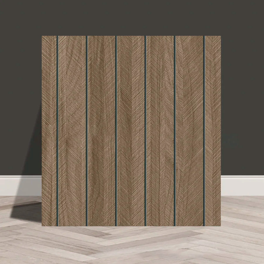 Adesivo per piastrelle da parete in legno Grand Wallpfoor rimovibile Adesivi murali autoadesivi in legno per la decorazione della parete della cucina della camera da letto del soggiorno