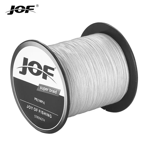 JOF PE intrecciato X4 lenza, resistente all'abrasione lenza sottile durevole per accessori per la pesca all'aperto 300M 500M 1000M