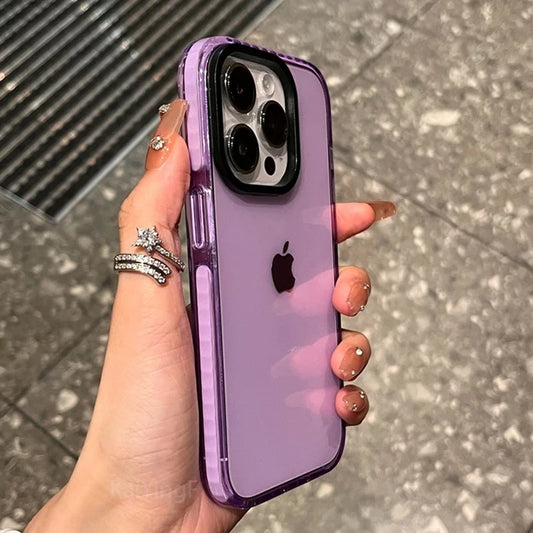 Custodia trasparente di lusso per iPhone 15 14 13 12 11 Pro Max 7 8 Plus X Xs Max XR Cover in TPU trasparente antiurto