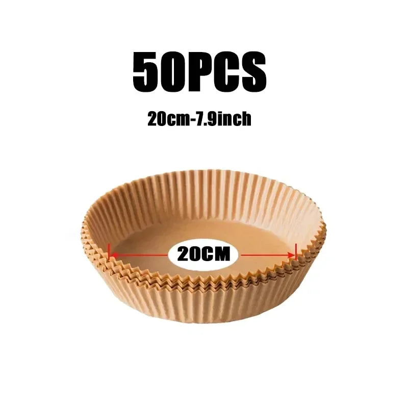 Air Fryer Paper fryer air paper Disposable Square round Airfryer Papers Paper Molds for Fryer for Oven Pan Oil-Proof KitchenTool