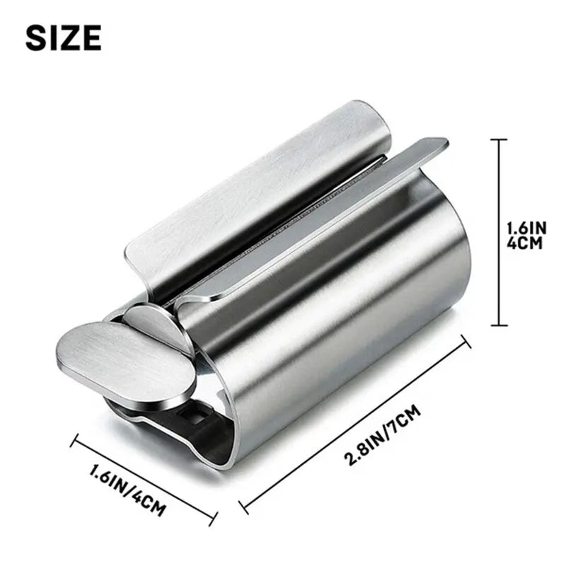 1pc In Acciaio Inox Wringer Rullo Ruota Dispenser per Unguenti Cosmetici Accessori Per Il Bagno Dentifricio Spremiagrumi Tubo Rullo