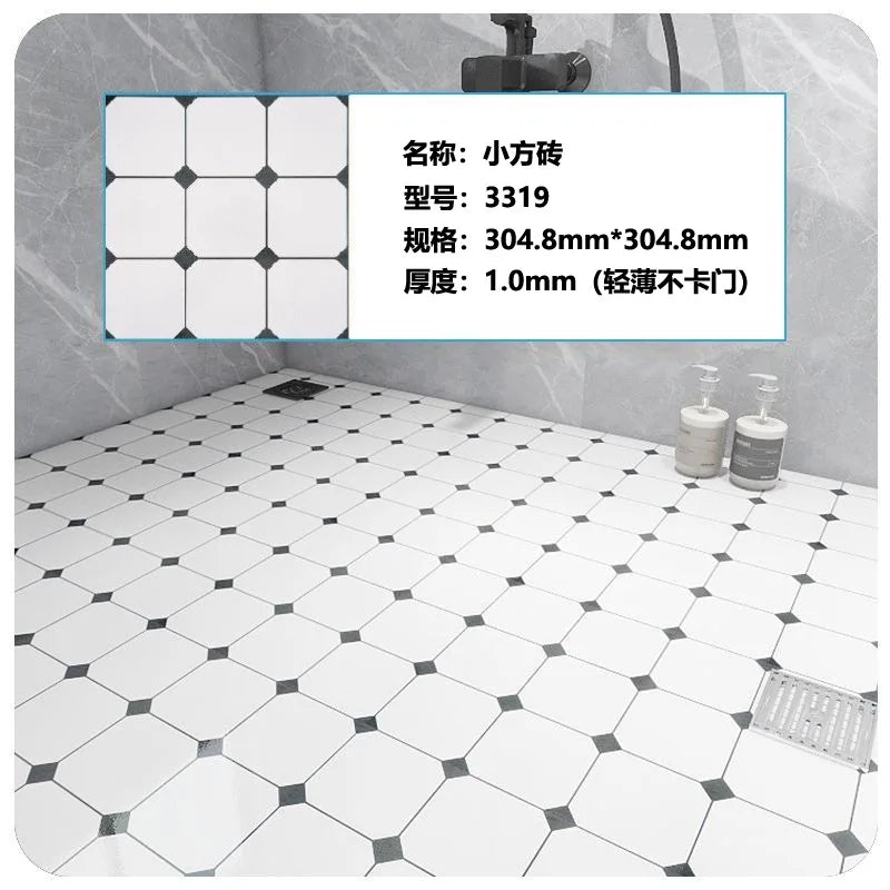 Piastrelle adesive impermeabili per pavimento bagno – Antiscivolo