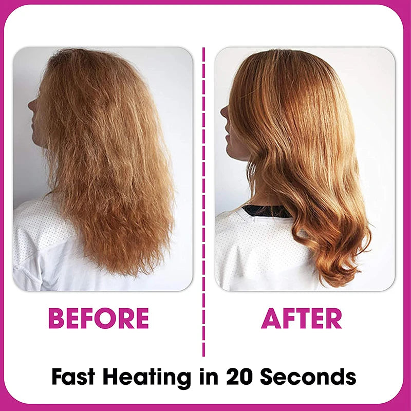 Piastra per capelli Ptc professionale Pettine caldo elettrico riscaldato rapidamente Pettine per capelli Cura personale Spazzola per acconciature multifunzionale