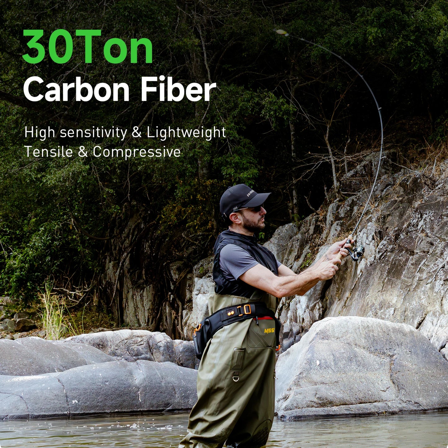 HANDING 78g Micro BFS Canna da pesca Canna da pesca in carbonio Peso esca 1-8g FUJI ®   Anelli guida O+A Alimentazione UL/L per canna da pesca alla trota BFS