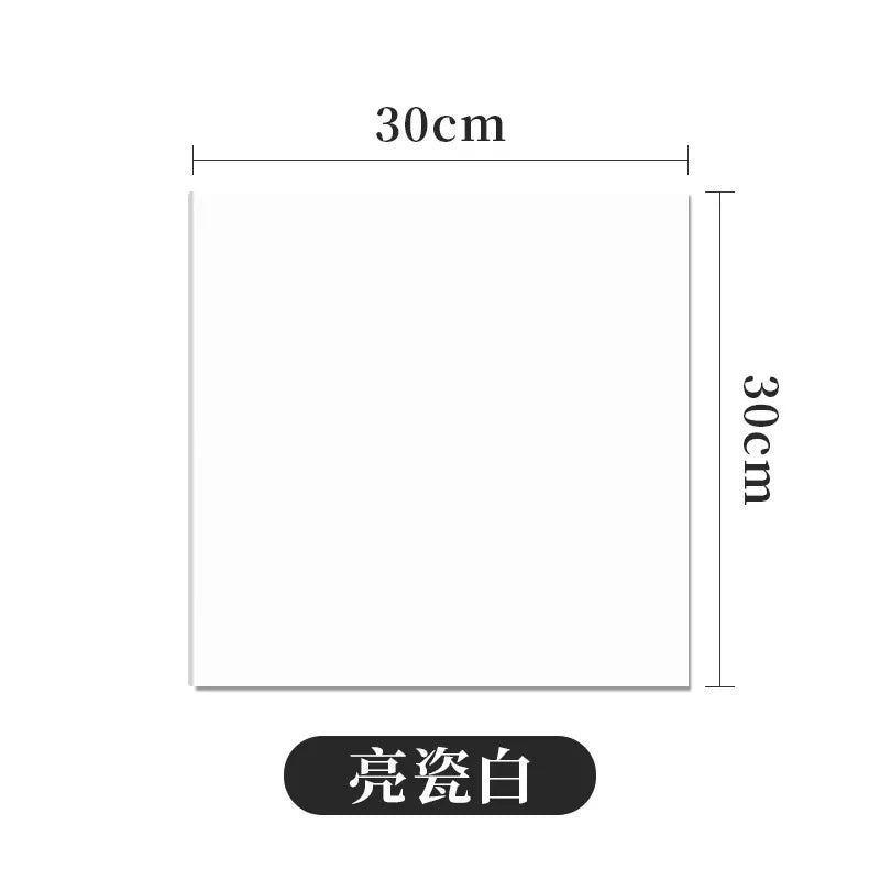 10/30/50PCS Thickened Self-adhesive Decor Wall Sticker Marble Tile Floor Sticker PVC Waterproof Toilet Kitchen Home Floor
