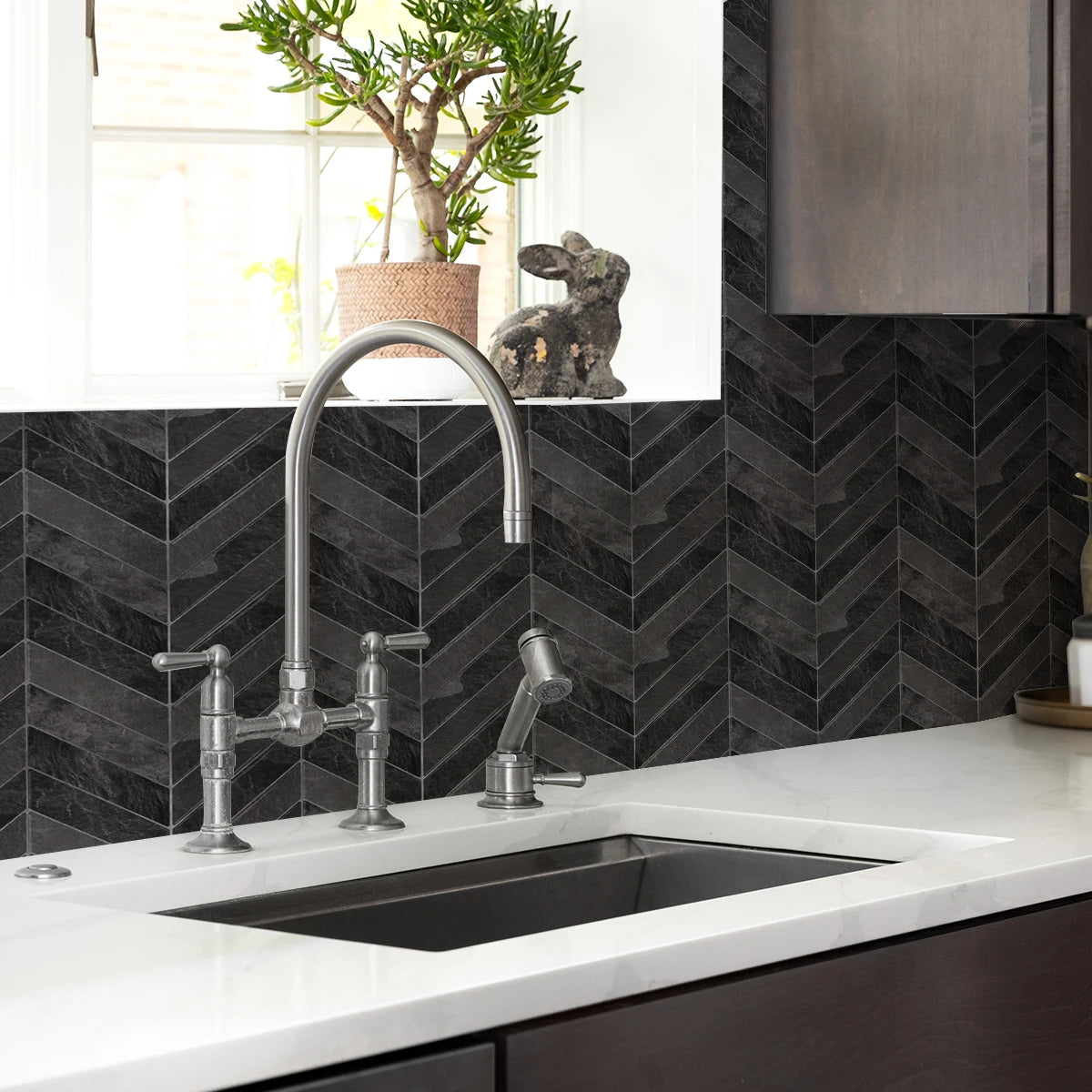 Piastrelle adesive effetto marmo beige per pareti, bagno e cucina