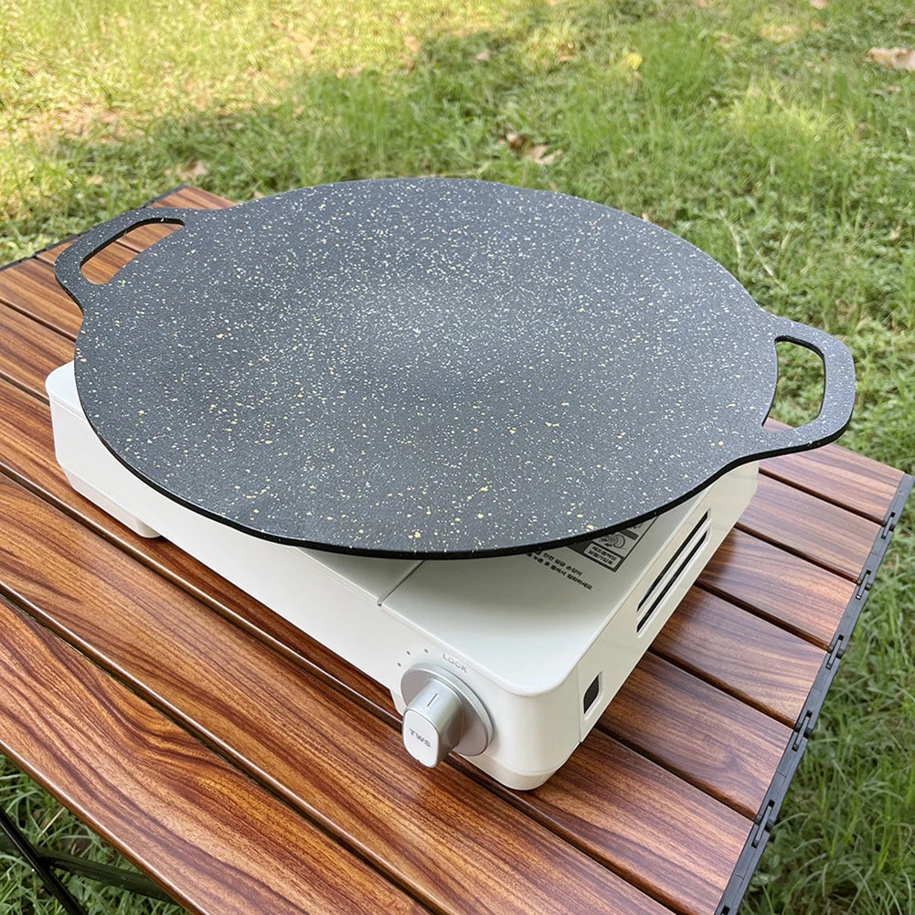 Piatti da forno Teglie Teglia da forno antiaderente Rotonda multiuso per cucina da campeggio all'aperto Bakeware Utensili per la casa