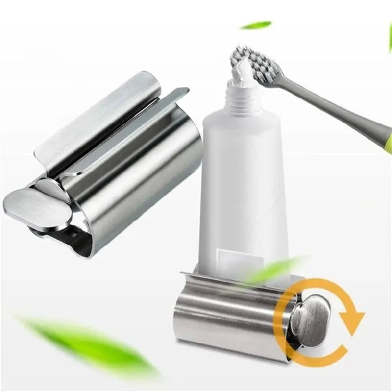 1pc In Acciaio Inox Wringer Rullo Ruota Dispenser per Unguenti Cosmetici Accessori Per Il Bagno Dentifricio Spremiagrumi Tubo Rullo