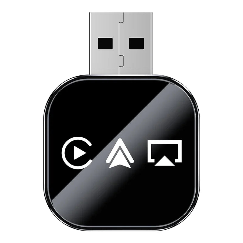 Adattatore Wireless 3-in-1: CarPlay, Android Auto e Mirror Link – Convertitore USB Plug & Play
