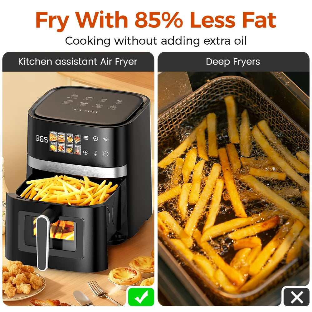 frigitrice ad aria 5.5l 8 in 1
